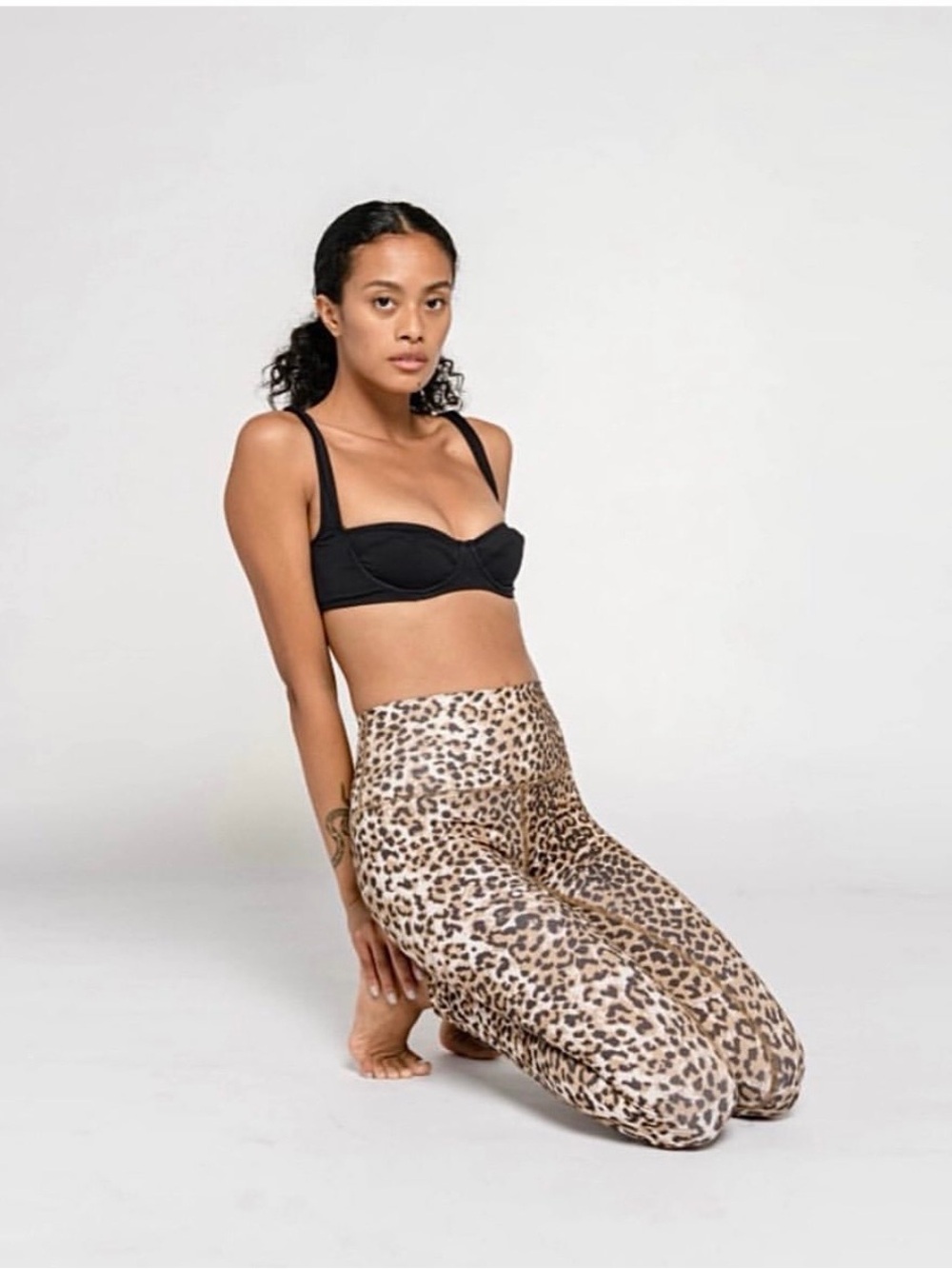 Ragdoll Los Angeles Signature Leopard Print High Waisted Leggings - Size XS NWOT